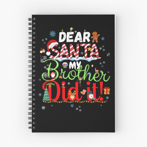 Item preview, Brother Retro It Holiday Funny Did Vintage Santa Christmas Dear My designed and sold by MediarMedic.