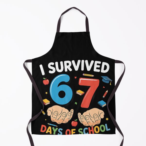 Item preview, I Survived 67 Days Of School Funny Six Seven 6 7 Meme Z Gen designed and sold by Khescoiu.
