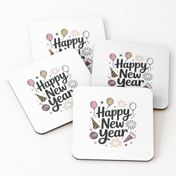 Item preview, Happy New Year Lettering Balloons designed and sold by SIGORDESIGN.