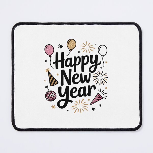 Item preview, Happy New Year Lettering Balloons designed and sold by SIGORDESIGN.
