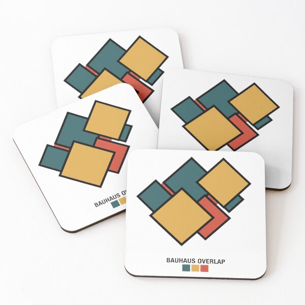 Item preview, Bauhaus Square Overlap designed and sold by ShapeVibe.