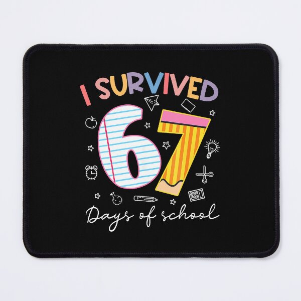 Item preview, I Survived 67 Days Of School Six Seven Meme Teacher Student designed and sold by Khescoiu.