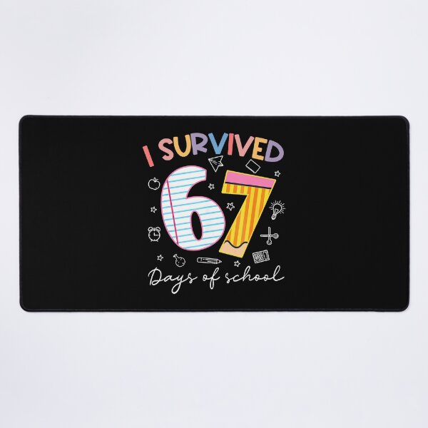 Item preview, I Survived 67 Days Of School Six Seven Meme Teacher Student designed and sold by Khescoiu.