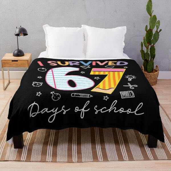Item preview, I Survived 67 Days Of School Six Seven Meme Teacher Student designed and sold by Khescoiu.