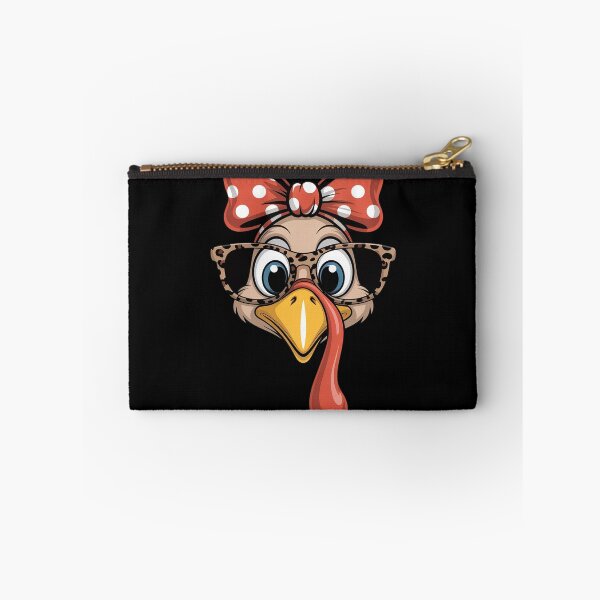 Item preview, Thanksgiving Turkey Face Leopard Print Glasses Women Girls  designed and sold by KonstanKoraner.