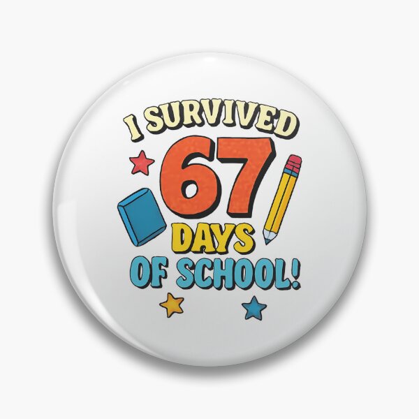 Item preview, Teacher Meme of 67 School Days Classic Survived Funny I Student 67 designed and sold by SteveSaccoro.