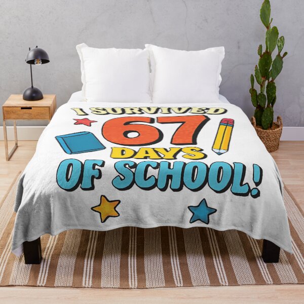 Item preview, Teacher Meme of 67 School Days Classic Survived Funny I Student 67 designed and sold by SteveSaccoro.