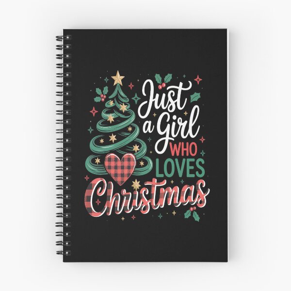 Item preview, Just a Girl Who Loves  Merry christmas Tree designed and sold by SIGORDESIGN.