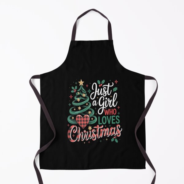 Item preview, Just a Girl Who Loves  Merry christmas Tree designed and sold by SIGORDESIGN.