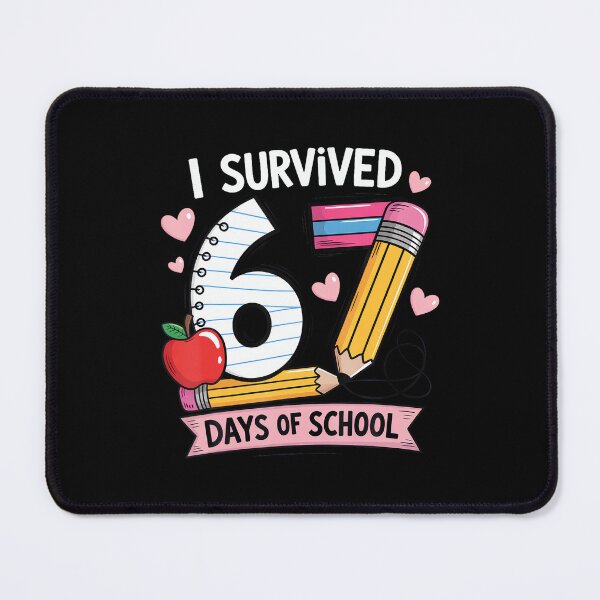 Item preview, I Survived 67 Days Of School Six Seven Meme designed and sold by Khescoiu.