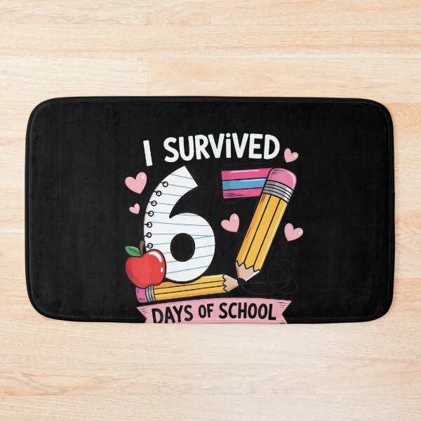 Item preview, I Survived 67 Days Of School Six Seven Meme designed and sold by Khescoiu.