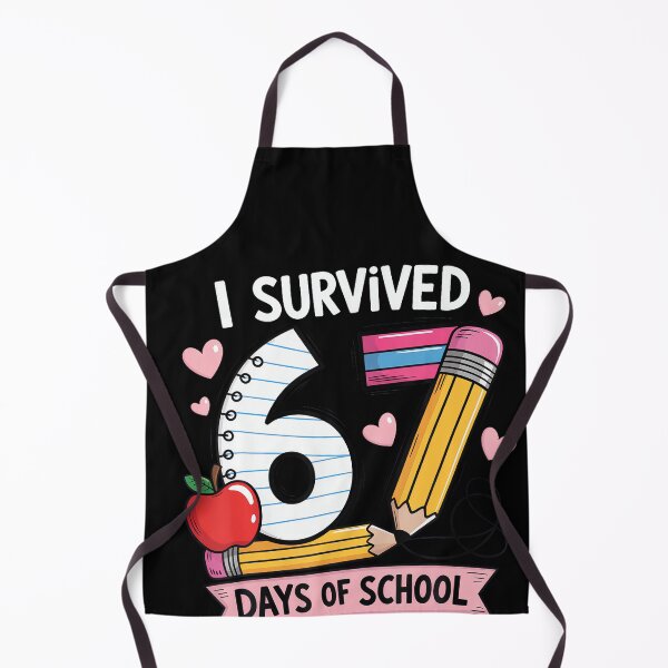 Item preview, I Survived 67 Days Of School Six Seven Meme designed and sold by Khescoiu.