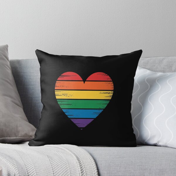 Item preview, LGBT Rainbow Heart Love Couple Pride Month Valentine's Day designed and sold by SIGORDESIGN.