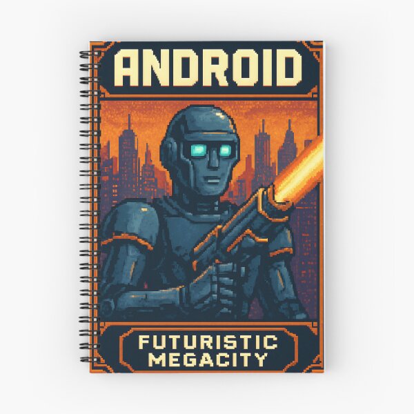 Item preview, Android Pixel Hero - Futuristic Megacity | Ion-Core Laser Blaster designed and sold by Artsy-With.