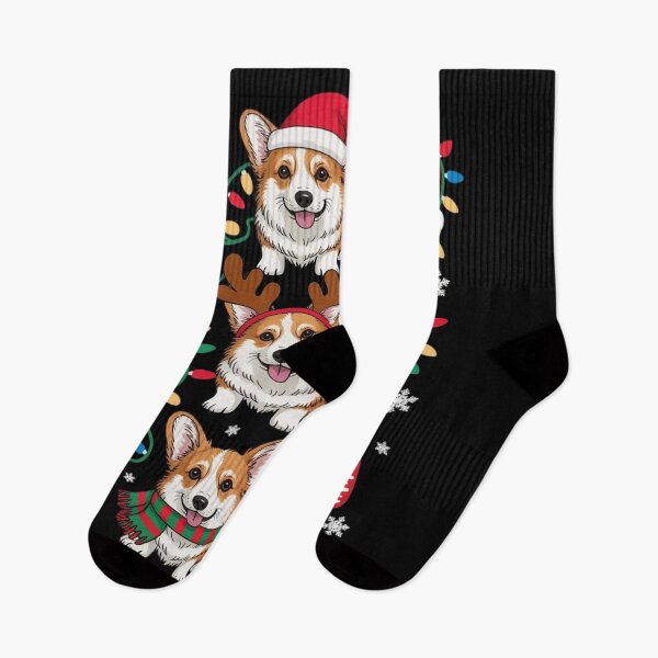 Item preview, Merry Corgmas Santa Corgi Christmas Cute Corgi Dog Reindeer  designed and sold by SIGORDESIGN.