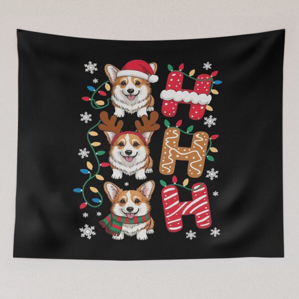 Item preview, Merry Corgmas Santa Corgi Christmas Cute Corgi Dog Reindeer  designed and sold by SIGORDESIGN.
