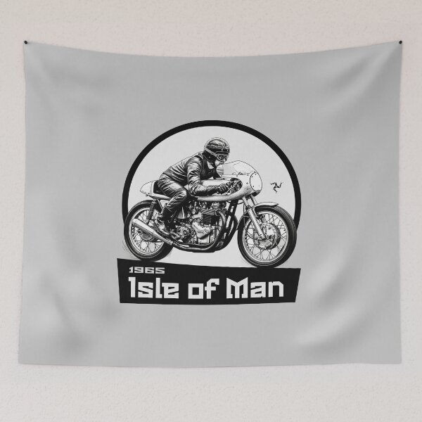 Item preview, Vintage 1965 Isle of Man TT Racing Motorcycle designed and sold by KiwiRider.