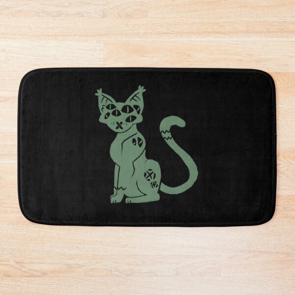 Item preview, Creepy Creature – Green Kitty designed and sold by gvwaefle39.