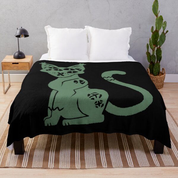 Item preview, Creepy Creature – Green Kitty designed and sold by gvwaefle39.