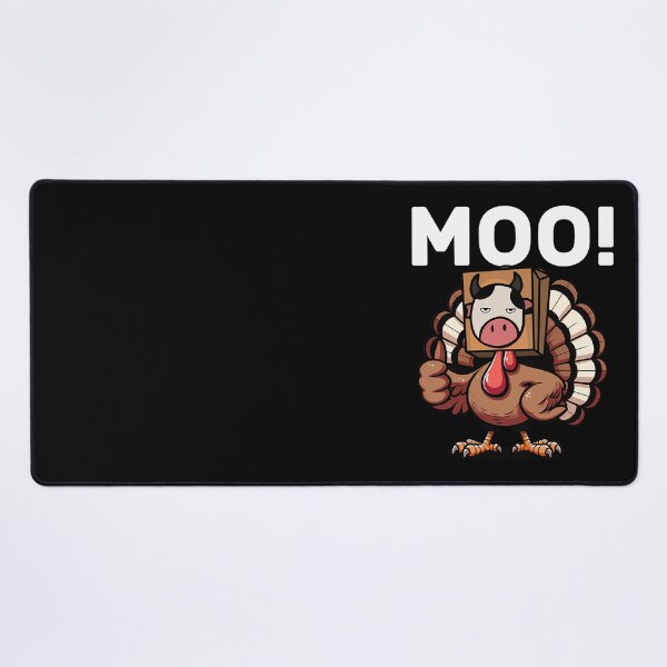 Item preview, Thanksgiving Holiday Festive Funny Turkey 90s Cow Moo Day designed and sold by rebeccathanuos.
