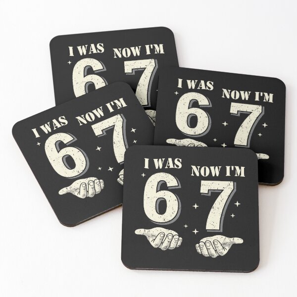 Item preview, I Was 6 Now I'M 7 Year Old Birthday 67 Funny For Kids Boys designed and sold by Khescoiu.