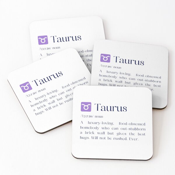 Item preview, Taurus Traits: Luxury, Food, and Stubborn Love designed and sold by HasHs.