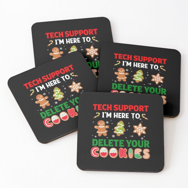Item preview, Funny Tech Support Christmas Cookie Holiday Pun Gift Idea designed and sold by PatriciaKelsey.