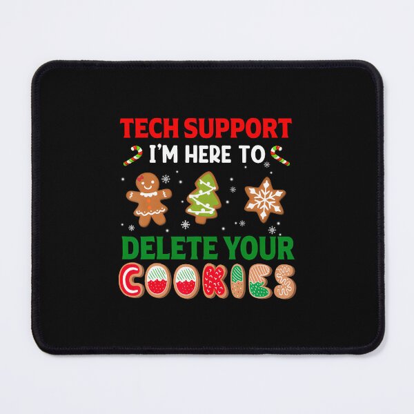 Item preview, Funny Tech Support Christmas Cookie Holiday Pun Gift Idea designed and sold by PatriciaKelsey.