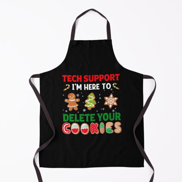 Item preview, Funny Tech Support Christmas Cookie Holiday Pun Gift Idea designed and sold by PatriciaKelsey.
