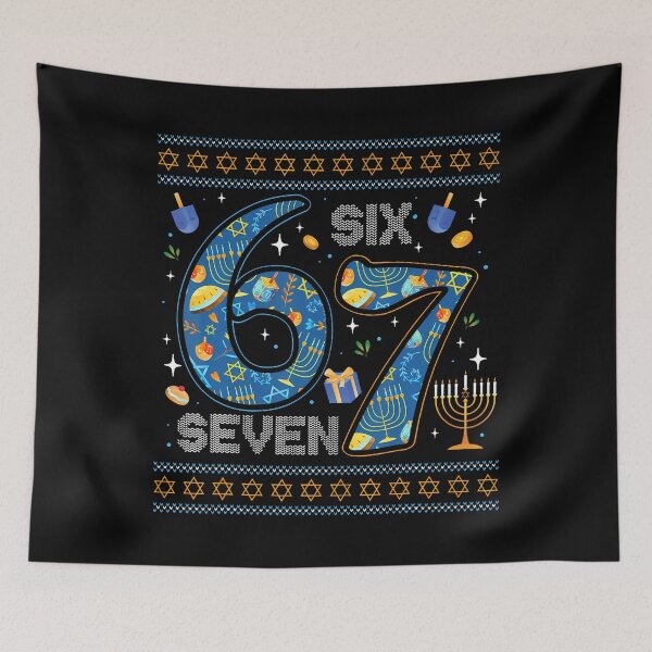 Item preview, Hanukkah 67 Festive Dreidel Ugly 	 Jew Six Seven 6 7 designed and sold by DesireeAngela1.