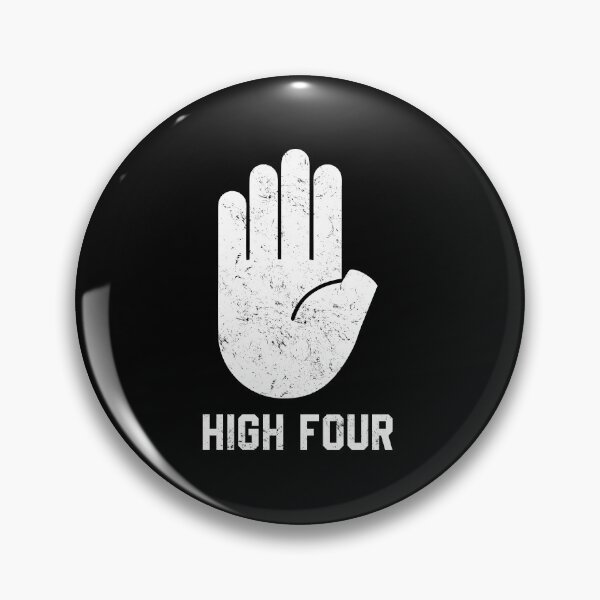 Item preview, High Four - Funny Finger Amputation Gift designed and sold by kafferahelma.