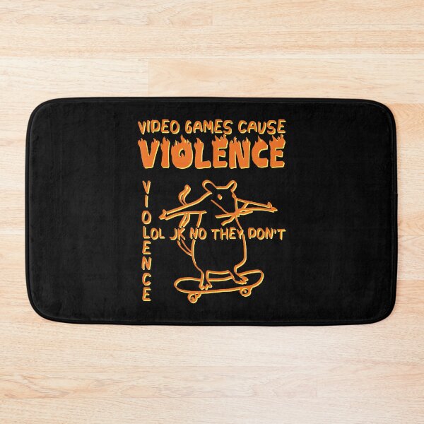 Item preview, Video Games Cause Violence Mouse designed and sold by JacquelineEnri.