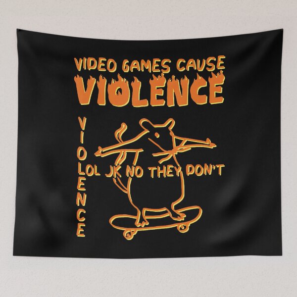 Item preview, Video Games Cause Violence Mouse designed and sold by JacquelineEnri.