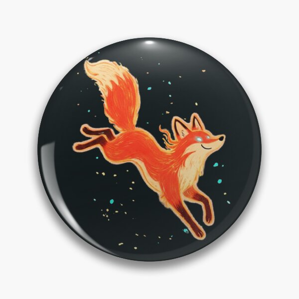 Item preview, Enchanted Glowing Fox in Magical Forest Illustration designed and sold by anandsiva2703.