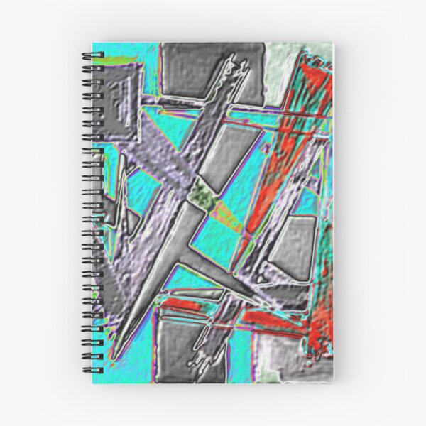 Item preview, fractured momentum dark elektrized 8 abstract colorful geometric design designed and sold by SmashingDeals.