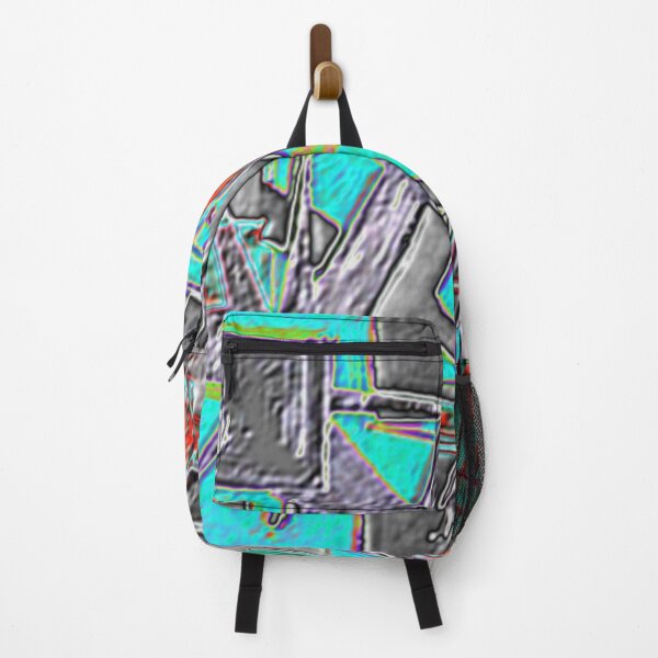 Item preview, fractured momentum dark elektrized 8 abstract colorful geometric design designed and sold by SmashingDeals.