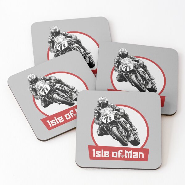Item preview, Isle of Man Modern TT Racer red & black designed and sold by KiwiRider.