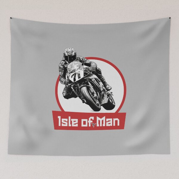 Item preview, Isle of Man Modern TT Racer red & black designed and sold by KiwiRider.