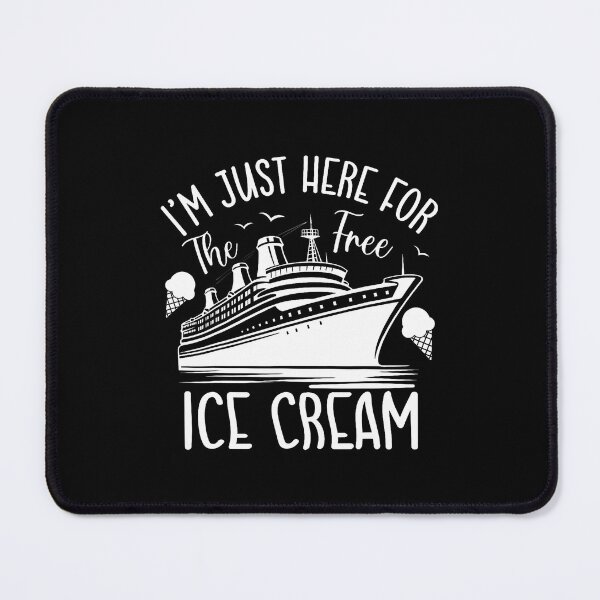 Item preview, I'M Just Here For The Free Ice Cream Family Trip Cruise 2024 designed and sold by DesireeAngela1.