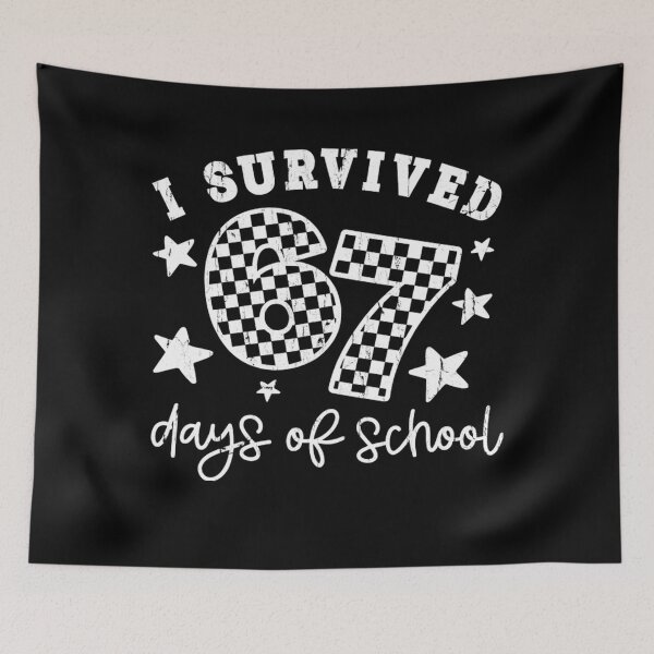 Item preview, Teacher I Survived Student 67 School of Days Meme Funny 67 Classic designed and sold by SteveSaccoro.