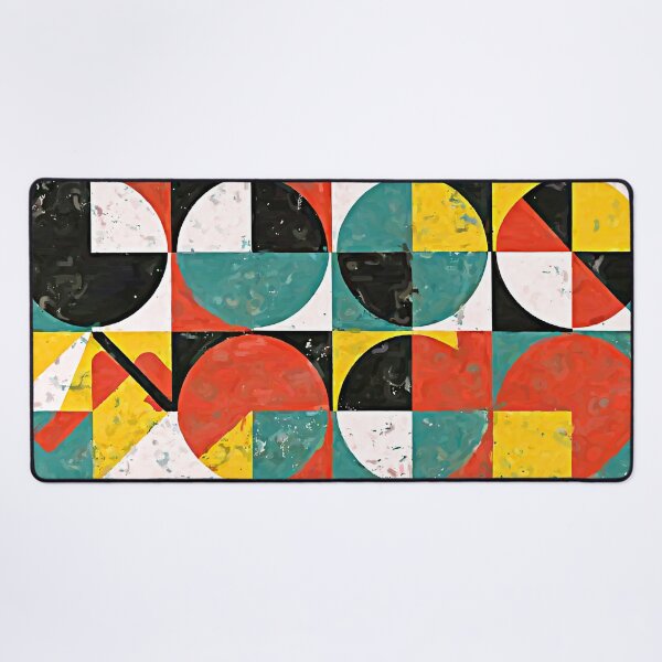 Item preview, Grunge-Style Mid-Century Modern Bauhaus Abstract Pattern designed and sold by DEC02.