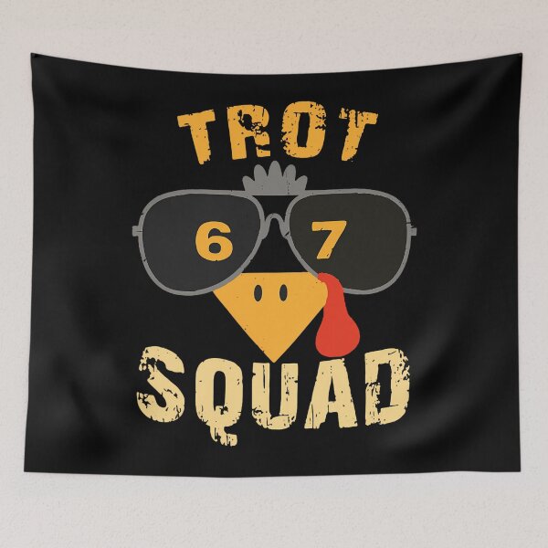 Item preview, Cute Fall Gobble 80s Trot Happy Squad Thanksgiving designed and sold by CalvinVanAuken.