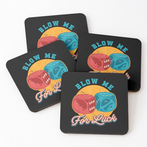 Item preview, Blow Me For Luck Crap Gambling Casino Roll Dice Game Gambler designed and sold by PatriciaKelsey.