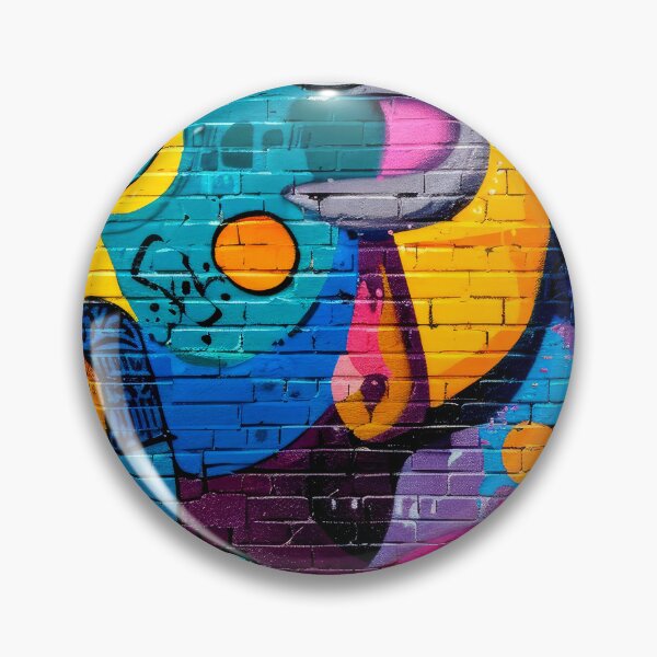 Item preview, Street Art Colorfully Bold Modern Abstract Wall Mural designed and sold by DEC02.