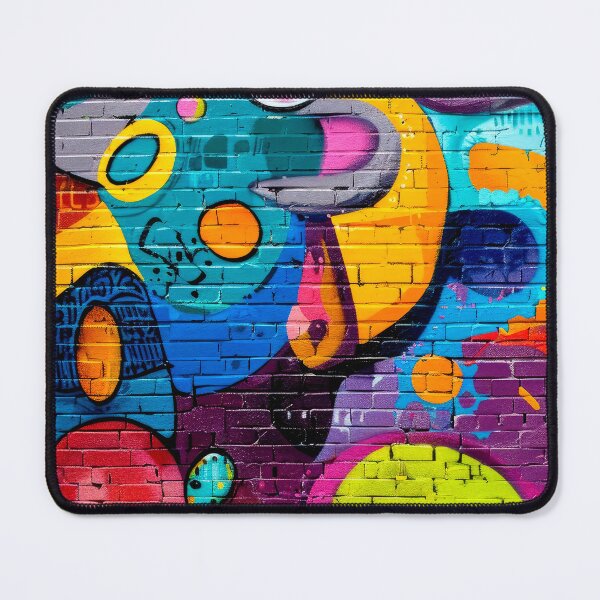 Item preview, Street Art Colorfully Bold Modern Abstract Wall Mural designed and sold by DEC02.