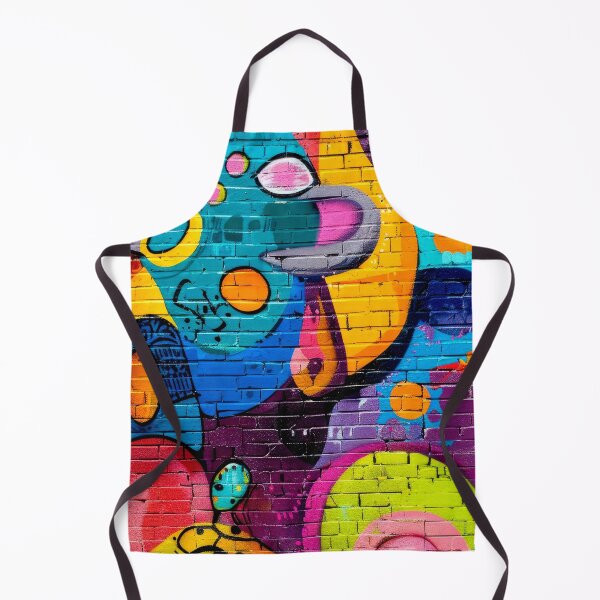 Item preview, Street Art Colorfully Bold Modern Abstract Wall Mural designed and sold by DEC02.