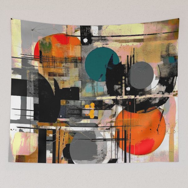 Item preview, Grunge Street Art Aesthetic Style Modern Contemporary Abstract  designed and sold by DEC02.