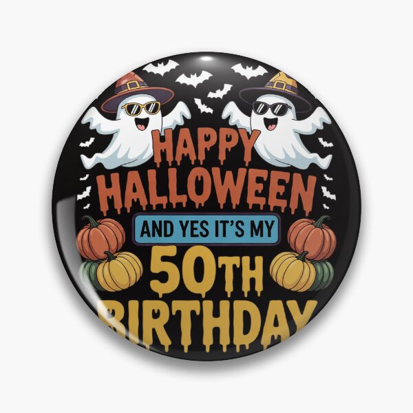 Item preview, Happy Halloween And Yes It's My 50th Birthday October 1971 designed and sold by margaridroso.