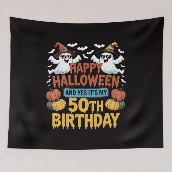 Item preview, Happy Halloween And Yes It's My 50th Birthday October 1971 designed and sold by margaridroso.