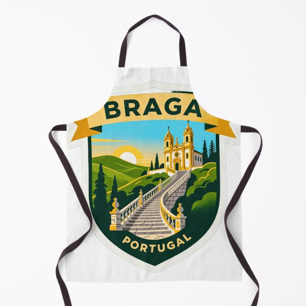 Item preview, Braga Portugal Travel Badge Illustration designed and sold by vivaportugalstore.